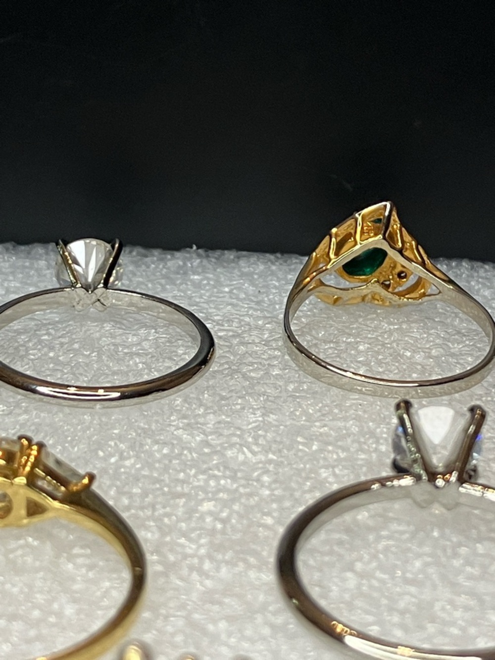 Gold And Silver Tones Ring Collection View 4